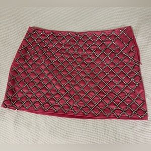 NWOT H&M Sparkly Pink Party Skirt